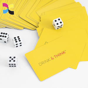 Set di carte da gioco di alta qualità con stampa di carte personalizzate con <span class=keywords><strong>domande</strong></span> di conversazione gioco inserto stampa rigida scatola
