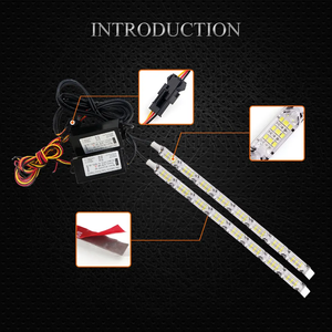 12V AMP ryryval Ed ight trip Journey ront urn ignal AMP trotrobe Can ode leflexible uto aytime ununning ight eadlight ototorcycle - Product Image 4