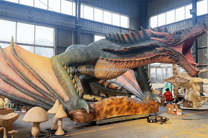 Tùy chỉnh cuộc sống Kích thước Fly rồng animatronic Halloween cơ khí rồng mô hình cho bán - Product Image 6