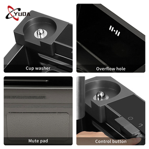 Nano <strong>Step</strong> 304 Stainless Steel Eco-Friendly Above Counter Modern <strong>Kitchen</strong> Sink with Waterfall Faucet and Cup Washer - Product Image 4