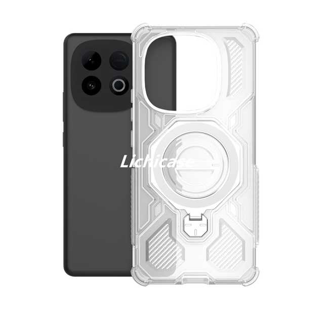 Lichicase Hot Selling Anti Gravity Rotatable Bracket One Case for IQOO Z10 Turbo Z10 Turbo Pro Shockproof Case