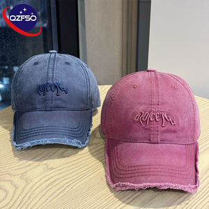 QZFSO fabricante de ropa deporte 6 paneles al aire libre camionero chenilla sombreros papá Golf algodón verano hombres 3D bordado gorras de béisbol - Product Image 2