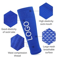 Chaussettes de football respirantes à compression rapide pour la protection des mollets
