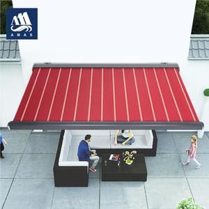 Auvent de terrasse motorisé en aluminium pour l'extérieur, contrôle manuel, auvent rétractable à cassette complète, auvent rétractable à vendre - Product Image 6