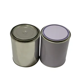 Las latas de metal vacías redondas populares de 200ml 250ml 400ml 500ml 800ml se utilizan para pintar o pegar