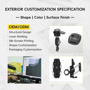 Support de téléphone pour <span class=keywords><strong>moto</strong></span> SMNU F1, réglable, manuel, avec pince, support intelligent avec conception flexible, étanche et portable pour la conduite - Product Image 6