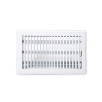 Grille de ventilation de sol en métal moderne 4x10 noire carrée amovible pour système de CVC extérieur, sous-sol, entrepôt