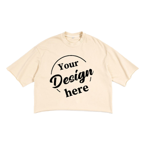 Camiseta de Alta Calidad 100% Algodón para Hombre, Corte Cuadrado, Manga Corta, Cuello Redondo, Peso Pesado, Diseño Digital Regular, Lisa - Product Image 1