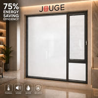Ventana de Aleación de Aluminio JOUGE de Alta Impermeabilidad con Sellado Integrado de EPDM para Proyectos en Zonas Costeras