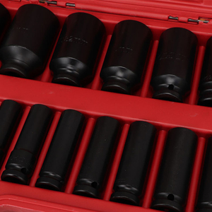 ชุดบล็อกขันน็อตแบบลึก ขนาด 8-36 มม. 25 ชิ้น ขนาด <span class=keywords><strong>1</strong></span>/<span class=keywords><strong>2</strong></span> นิ้ว พร้อมด้ามต่อแบบยืดหยุ่น สำหรับงานช่าง - Product Image 3