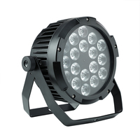 Projecteur LED Par RGBW 4-en-1 étanche IP65 180W DMX512 à activation sonore en aluminium et plastique AC220V pour éclairage de scène extérieur