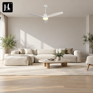 Modern Silent DC Motor Wooden 3 Blade <b>Ceiling</b> <b>Fan</b> with Dimmable LED Light <b>for</b> Living Room Home Decoration - Product Image 1
