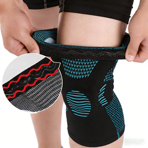 Rodillera elástica de nailon con bisagras para uso diario con estabilizador lateral y soporte para el <span class=keywords><strong>menisco</strong></span> - Product Image 2