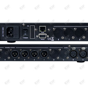 Procesador de Audio DSP LA204 de 2 Entradas y 4 Salidas con Efecto Digital, Ancho de Banda de 572-830MHz, Conector XLR, Control USB/RJ45 - Product Image 4