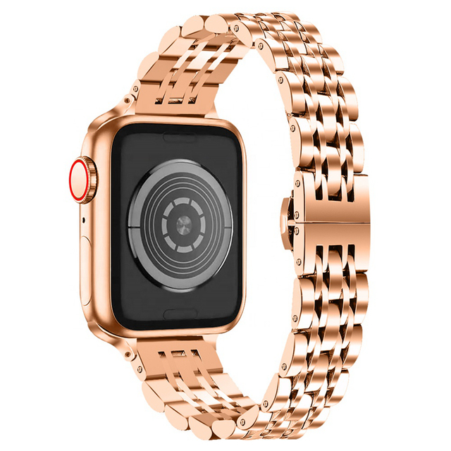 Stainless Steel Breathable Adjustable Watch Straps and Bands for Apple Iwatch 14mm