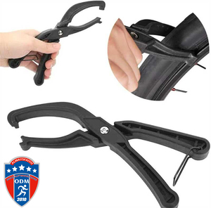 Grattoir de pneu de vélo en plastique pliable pince de vélo de montagne pour réparation moyeu de roue outil de réparation de pneu Portable sûr - Product Image 1