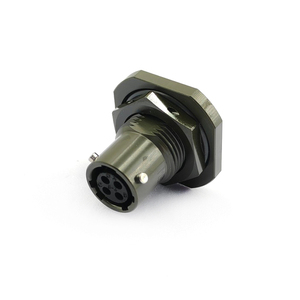 ชุดขั้วต่อวงกลมแบบติดตั้งบนแผง MIL-DTL-26482 ซีรีส์ MIL ITT CANNON MS3114EA8-<span class=keywords><strong>4S</strong></span> แบบ 4 ขา ตัวเมีย พร้อมน็อตล็อค ระดับการป้องกัน IP67 - Product Image 2