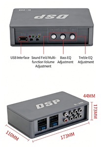 โรงงานขายส่งเครื่องขยายเสียง DSP ระดับ AB แบบ 4-in-6-out, ติดตั้งง่าย, ระบบเสียงรถยนต์คุณภาพสูงแบบไม่สูญเสียข้อมูล สำหรับหน้าจอแอนดรอยด์ขนาดใหญ่ - Product Image 4