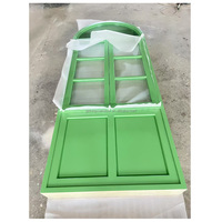 LONGXUAN Fenêtres en bois de conception moderne sur mesure persienne ouverte anti-poussière à haute transmission de la lumière Cuisine Salon