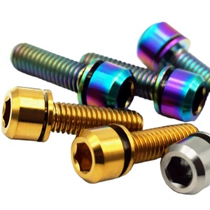 Tornillo de Cabeza Hexagonal de Titanio con Certificación ISO/JIS, Tono Dorado, Rosca Fina M5, Fabricante Personalizado, Tornillo Métrico para Ensamblaje Industrial - Product Image 6