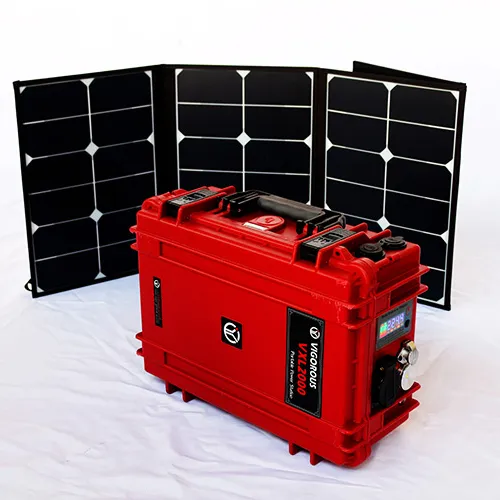 Портативный генератор солнечной энергии 2 кВт/ч, 110 В, 220 В, литиевая батарея, электростанция для семейного использования на открытом воздухе