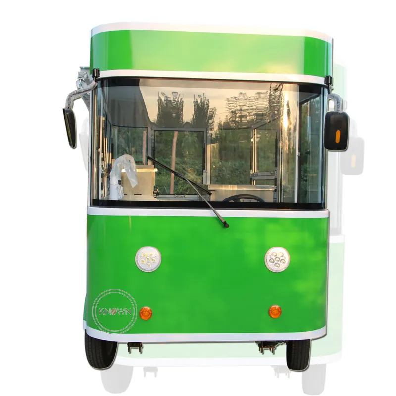 Camions électriques mobiles en acier inoxydable, pour cuisine, Bus, nourriture, Restaurant, offre spéciale
