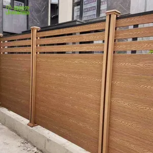 Linyuanwai all'aperto impermeabile e resistente al vento fai da te legno plastica recinzione composita
