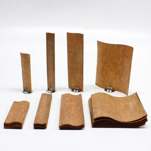 Échantillon gratuit de mèches en bois de cerisier en forme de S sans fumée écologique pour la fabrication de bougies - Product Image 1