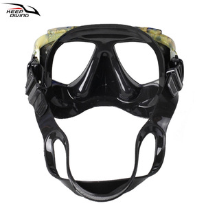 Máscara de Buceo con Marco, Dos Ventanas, Vidrio Templado Antivaho, Silicona, para Adultos, Snorkel, Deportes Acuáticos DM 403 - Product Image 3