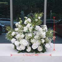 DKB - Decoración Floral para el Pasillo de Boda, Flores Mixtas, Camino de Boda, Arreglos Artificiales para Pasillos de Pascua y Halloween