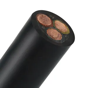 Cable impermeable de la cubierta del PCP del caucho del cloropreno del conductor de cobre del para la máquina industrial