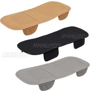 Housse de siège de voiture universelle carrée Wistiti en éponge pour la rangée arrière, tapis de protection, coussin de siège auto, noir, gris, beige, marron, 137x48,5 cm - Product Image 3