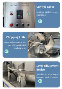Salida de fábrica comercial eléctrico corte automático comida carne zanahoria repollo cebolla cortador de verduras picadora Máquina trituradora - Product Image 3