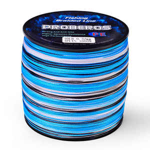 Línea de Pesca Trenzada de PE de Alta Calidad, 300M-1000M, <span class=keywords><strong>4</strong></span> Hilos, 10LB-80LB, Resistente al Desgaste, Alta Resistencia, 0.12-0.48mm - Product Image 5