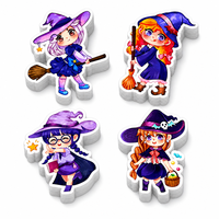 Autocollants Anime Personnalisés en Vinyle, Stickers Chibi Kawaii Fille, Décalcomanies Découpées, Figurines Manga Mignonnes, Étanche pour Ordinateur Portable et Bouteille d'Eau