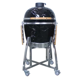 Auplex 22 pollici diamante Kamado carbone barbecue/barbecue per esterno