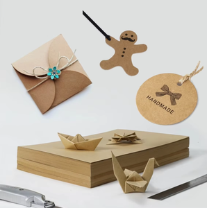 A3/A4 300g Impresora de inyección de tinta láser Papel Kraft marrón DIY Papel de Arte de dibujo artesanal al por mayor Papel de copia grueso para Arte y Diseño - Product Image 5