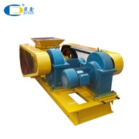 Concasseur à double rouleau Juxin 2-10t/h avec moteur AC pour la fabrication de sable, origine Henan