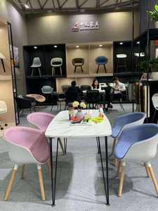 Modern Design Fabric <strong>Covered</strong> Beech Wood Leg <strong>Half</strong> Upholstered Dining <strong>Chair</strong> - Product Image 5
