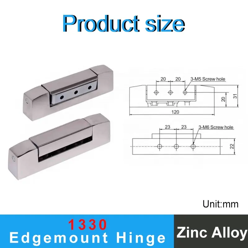 1330 जिंक अलॉय कोल्ड स्टोरेज डोर हिंज रोटेटिंग हिंज 1330 एजमाउंट हिंज