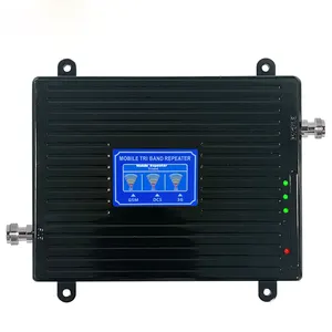 Repetidor GSM 3G 1800 2100 MHz amplificador de sinal de 3 bandas