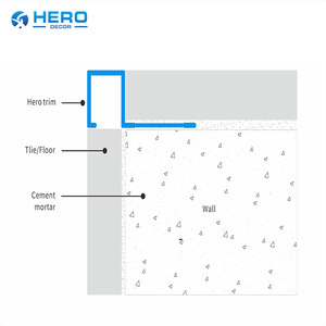 Perfil Decorativo de Aluminio para Esquinas de Azulejos, Protector de Bordes, Impermeable, Personalizable, Forma Cuadrada, Sitio <span class=keywords><strong>Web</strong></span> de Compras Hero - Product Image 5