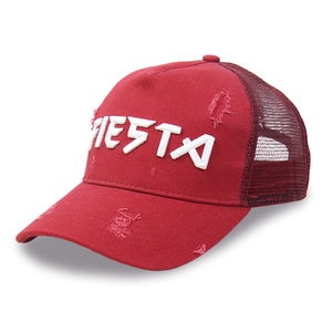 Tùy chỉnh 3D thêu Trucker Hat 5 bảng đ<span class=keywords><strong>i</strong></span>ều chỉnh cao hồ sơ đau khổ lướ<span class=keywords><strong>i</strong></span> đỏ Mũ bóng chày gorra cho nam giớ<span class=keywords><strong>i</strong></span> - Product Image 1