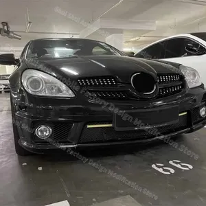 กระจังหน้าสำหรับ Mercedes Benz R171 SLK-Class SLK200 SLK300 SLK320 SLK350 SLK55 ปี 2009 2010 อะไหล่แต่งสำหรับรถแข่ง - Product Image 2
