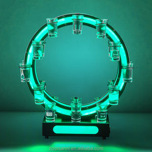 شريط ملهى ليلي أدى اطلاق النار أدى النبيذ فودكا عرض ويسكي glorky مصاصة أدى Glorifier للنادي الليلي بار حامل مضاءة - Product Image 4