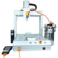 Machine de distribution d'adhésif époxy entièrement automatique pour robot, machine de distribution de bureau à double voie pour usine
