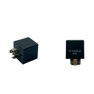 รีเลย์ไฟเลี้ยวรถยนต์ยูโจว 12V 3P 111 953 227D สำหรับเปลี่ยนซ่อม คอนแทคพลาสติกสีเงิน - Product Image 3