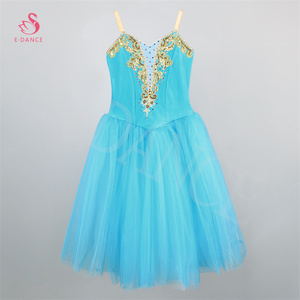 Robe de <span class=keywords><strong>princesse</strong></span> S0034, costumes de danse pour filles, longue robe de tutu romantique, costume de ballet <span class=keywords><strong>princesse</strong></span> - Product Image 3