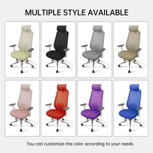 Silla ergonómica con certificación Reach de <span class=keywords><strong>ADINO</strong></span>, silla ergonómica de oficina, mecanismo de sincronización y inclinación, Oficina de asedio CIFF Guangzhou Fauteil Bureau - Product Image 2
