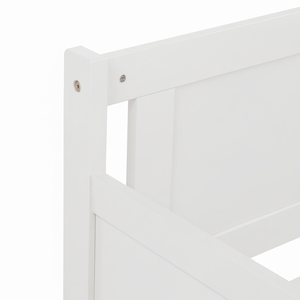 Daybed in legno di pino con 2 cassetti di stoccaggio bianco vecchio SKU W50426285 - Product Image 1